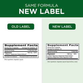 EMERALD LABS Magnésium 400mg 120 capsules emballage