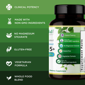 EMERALD LABS Men's 45+ 1-Daily Multi 60 capsules avec étiquette