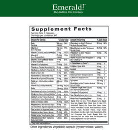 EMERALD LABS Men's 45+ 1-Daily Multi 60 capsules côté