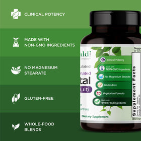 EMERALD LABS Multivitamine Prénatale 60 capsules sur une table