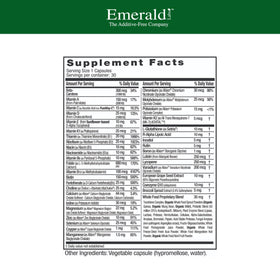 EMERALD LABS Multivitamines Femme 45+ 30 Capsules - ingrédients