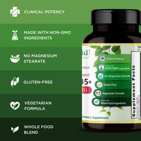 EMERALD LABS Multivitamines Femme 45+ 30 Capsules - vue de côté