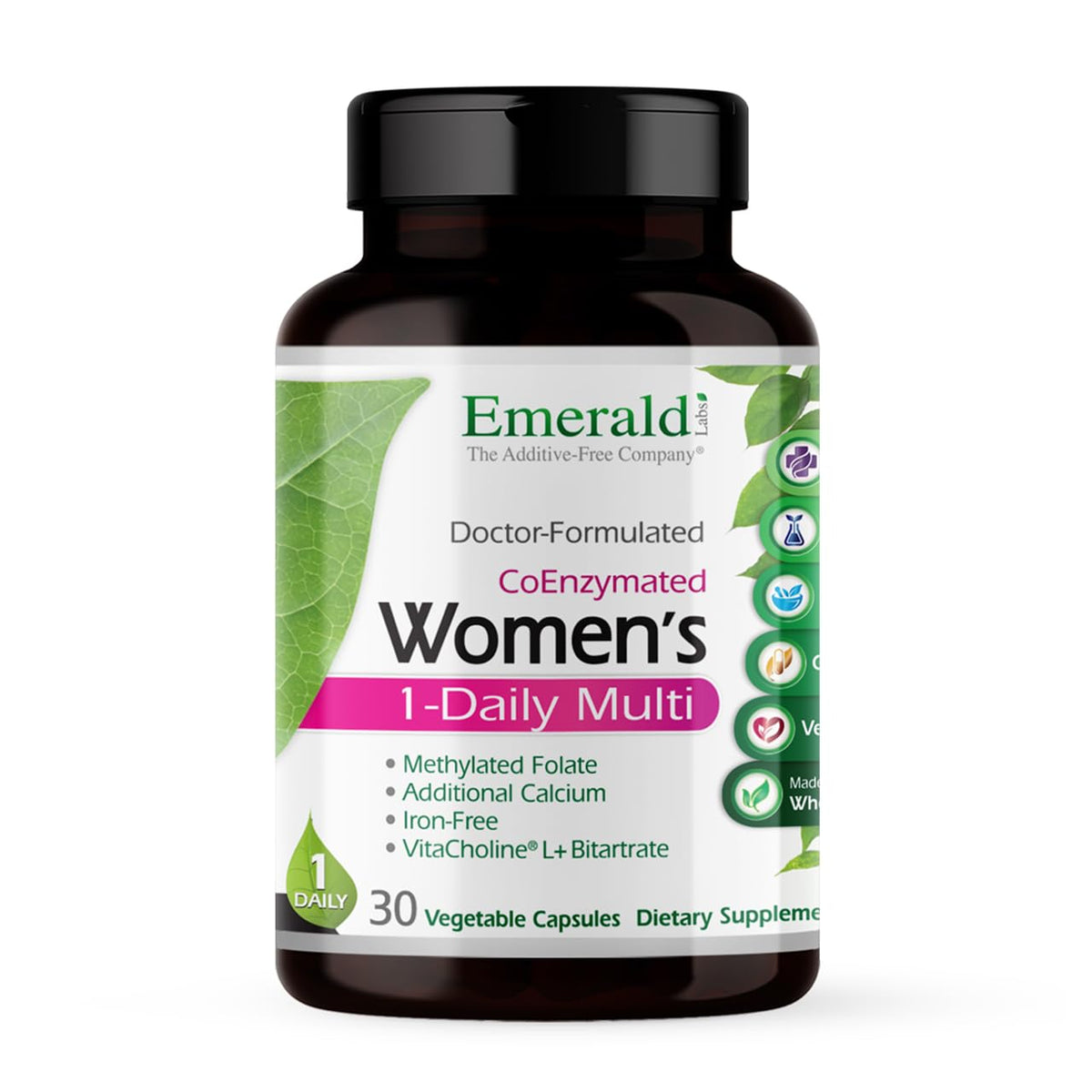 EMERALD LABS Multivitamines Femmes 30 Capsules - vue de face