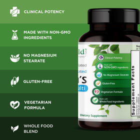 EMERALD LABS Multivitamines pour Hommes 30 Capsules avec une capsule ouverte