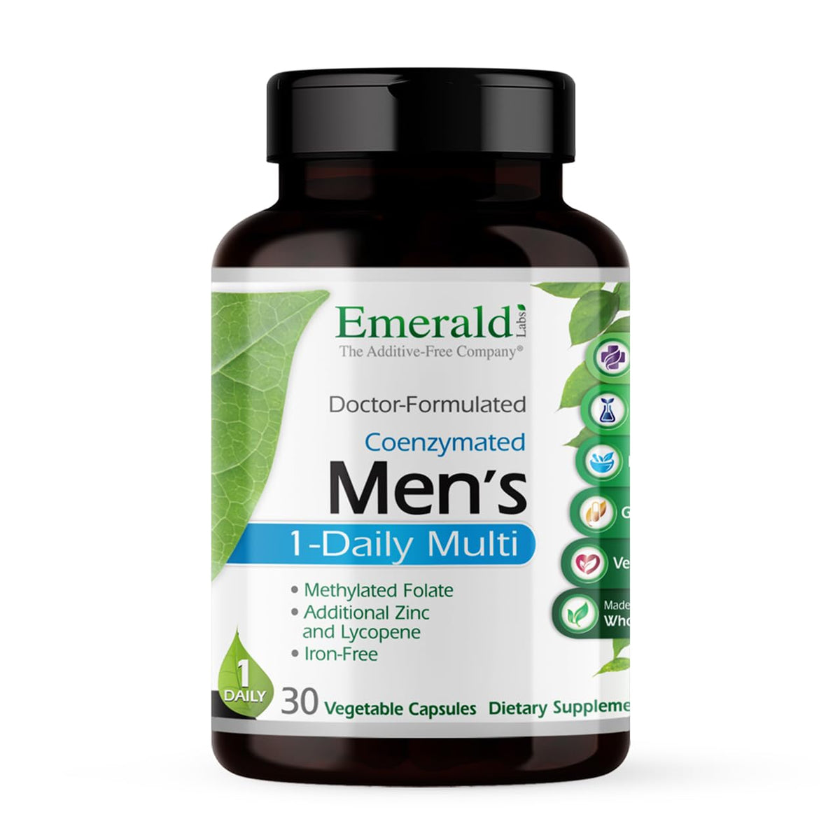 EMERALD LABS Multivitamines pour Hommes 30 Capsules vue de face