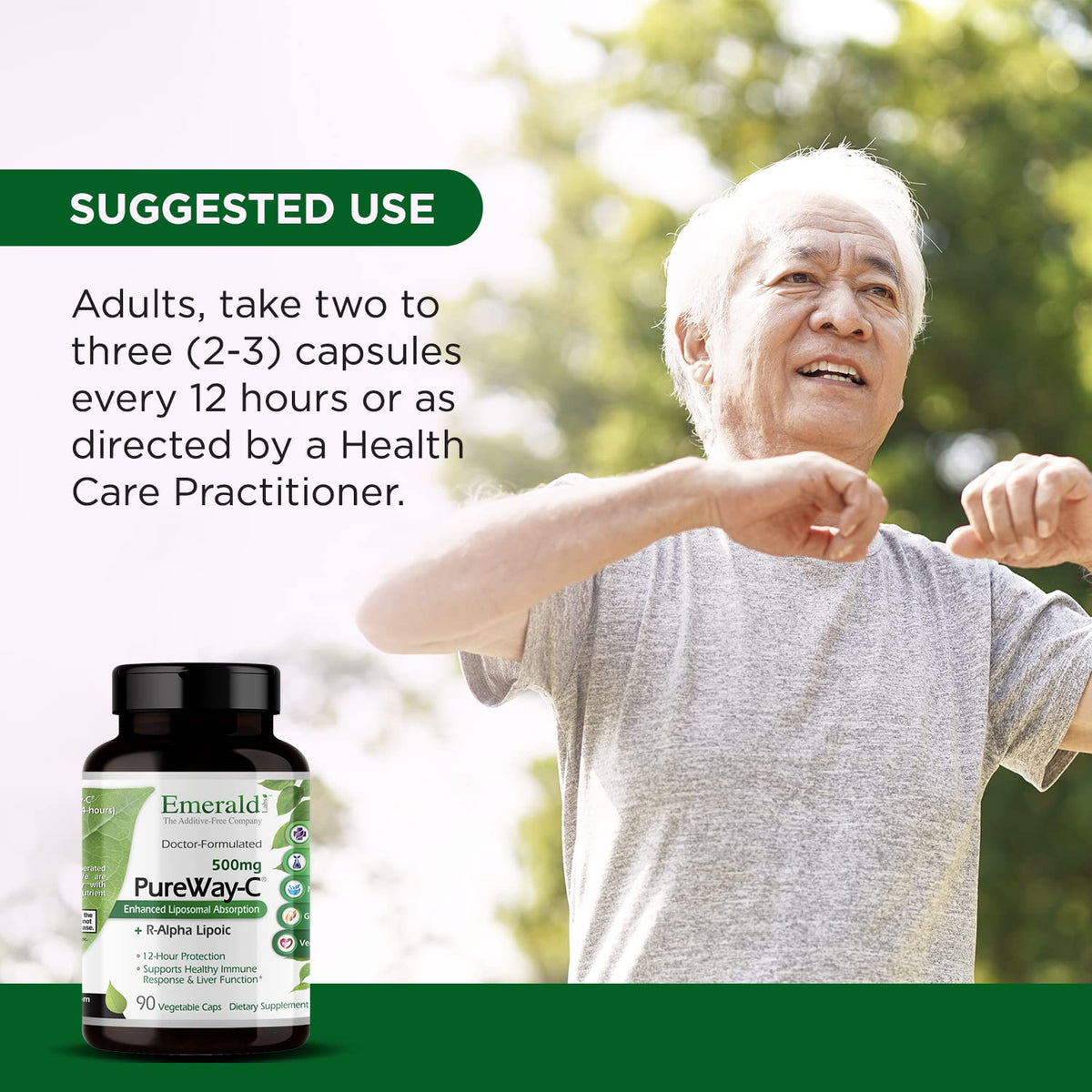 EMERALD LABS PureWay-C 90 capsules dans leur emballage