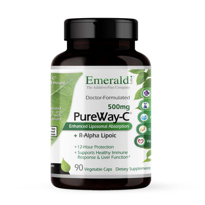 EMERALD LABS PureWay-C 90 capsules vue avant avec étiquette