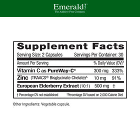 EMERALD LABS Sureau Plus 60 Capsules Végétales - Détails de l'emballage