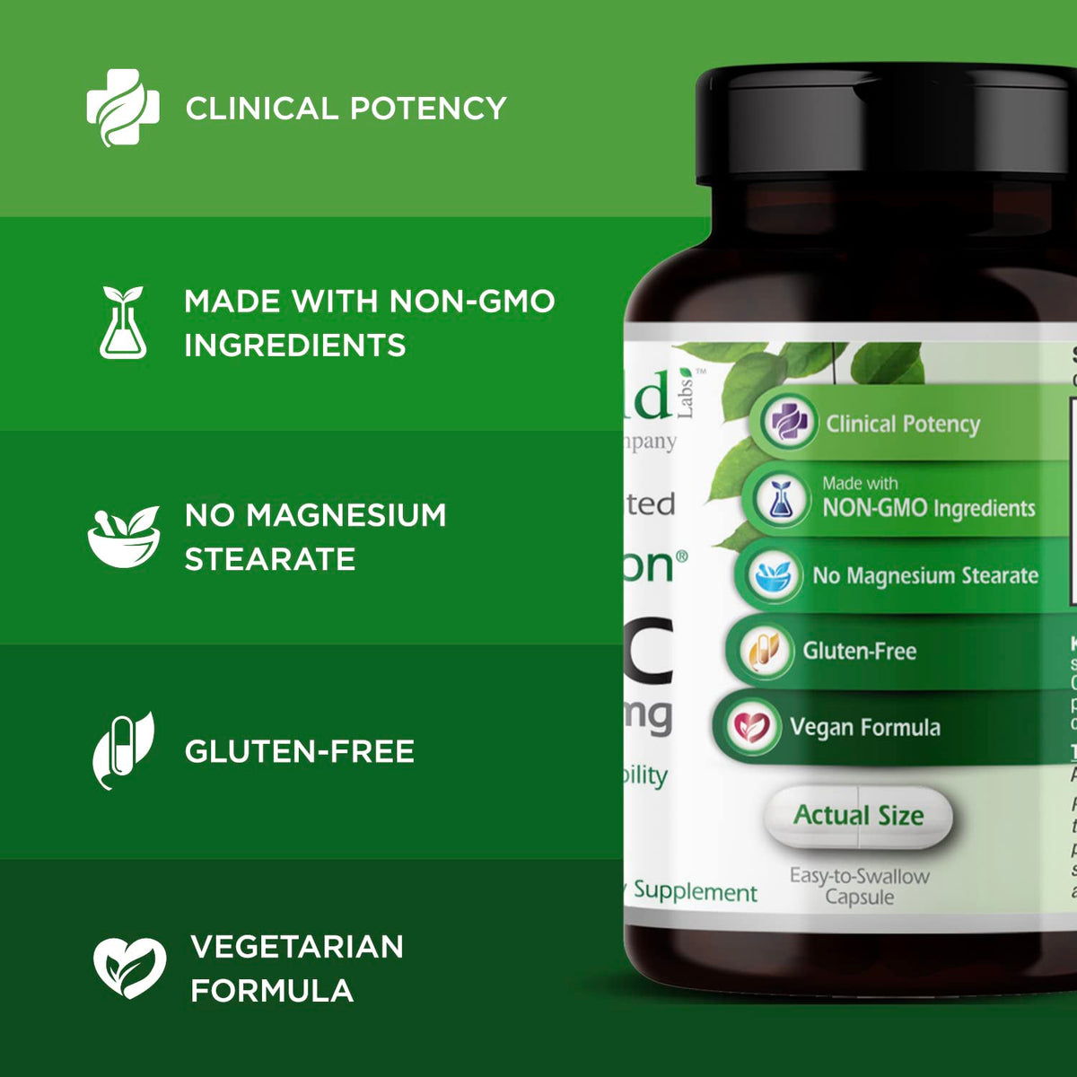 EMERALD LABS Zinc 25mg 90 capsules côté