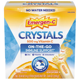 Emergen-C Crystals Vitamine C 500mg sachets orange vue de face