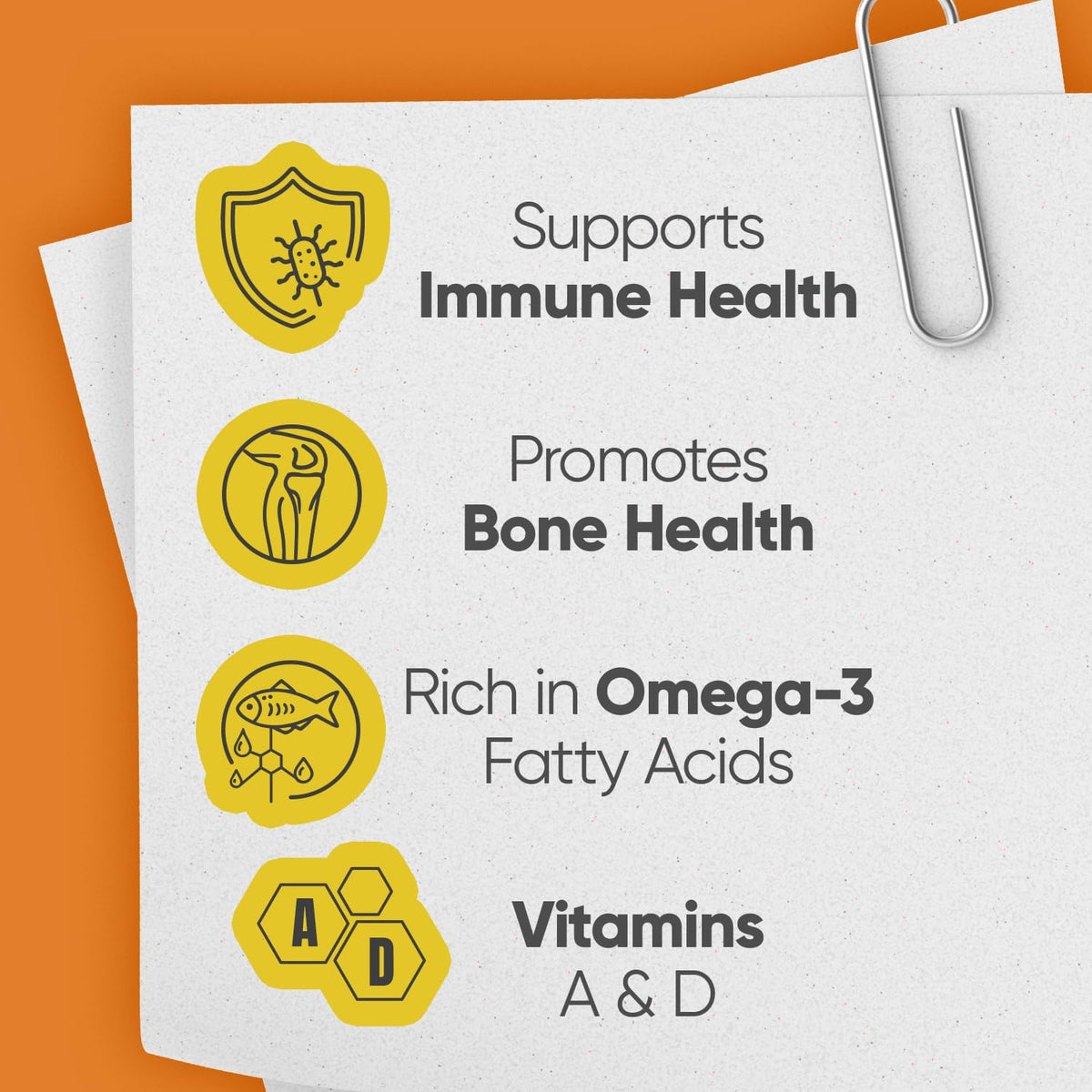 Emulsion de Escocia Huile de Foie de Morue 6,5 fl oz bouteille vue arrière