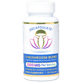ENCAPSULATE Mélange de 6 Champignons 60 Capsules vue de face