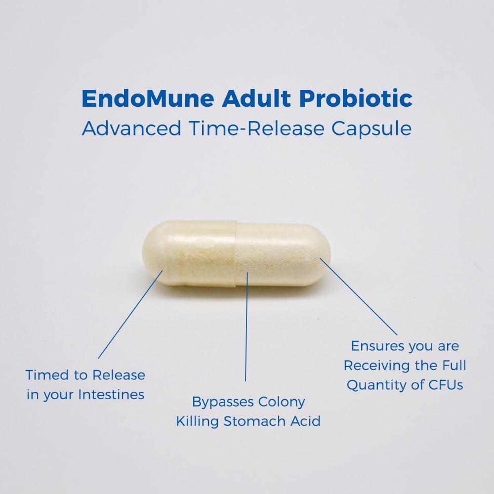 Endomune Probiotique Capsules Vegan, présentation des capsules