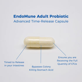 Endomune Probiotique Capsules Vegan, présentation des capsules