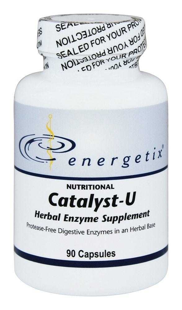 Energetix Catalyst U 90 Capsules arrière avec informations nutritionnelles