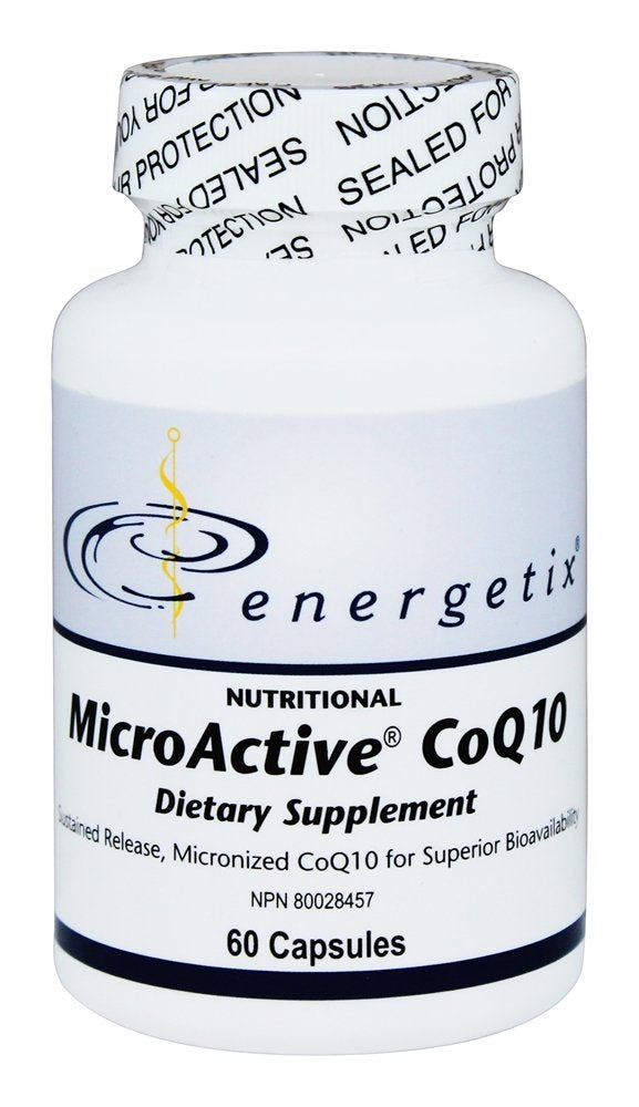 Energetix MicroActive CoQ10 60 Capsules vue de face