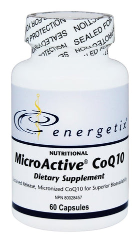 Energetix MicroActive CoQ10 60 Capsules vue de face