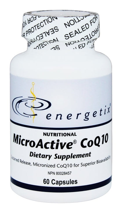 Energetix MicroActive CoQ10 60 Capsules vue de face
