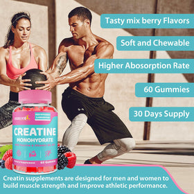 Energixir gummies de créatine pour femmes dans un environnement sportif