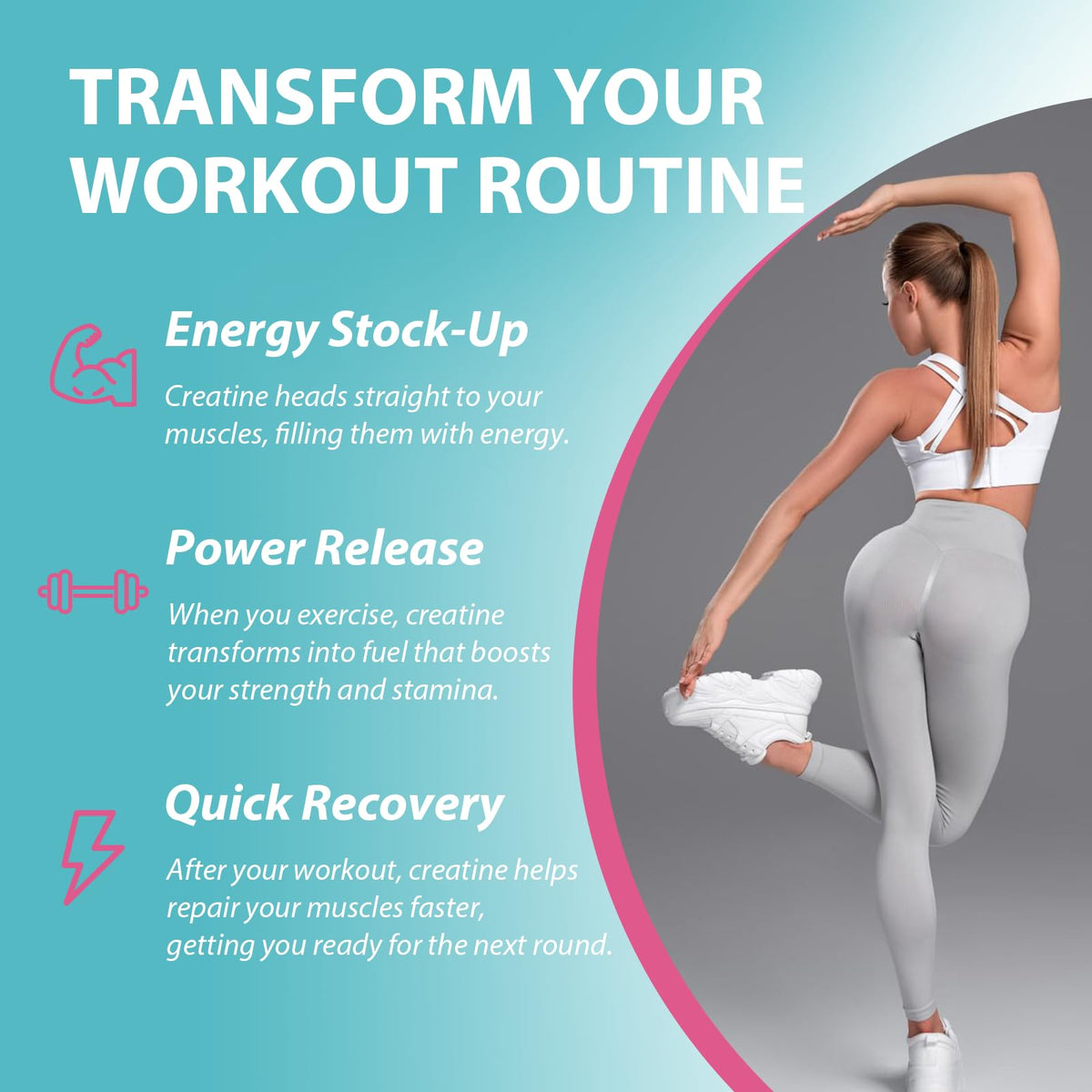 Energixir gummies de créatine pour femmes - texture de la gummy