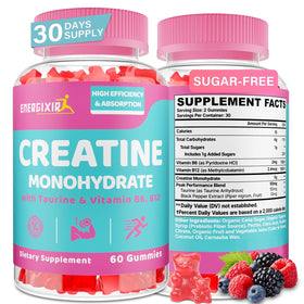Energixir gummies de créatine pour femmes - vue de face