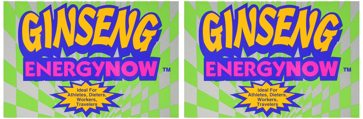 Energy Now Ginseng 144 comprimés, emballage avant avec sachets