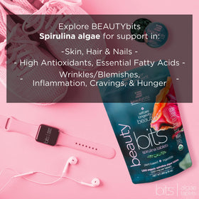 ENERGYBITS BEAUTYbits spiruline bio boîte ouverte avec tablettes