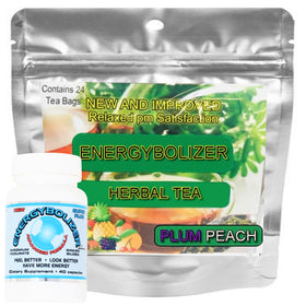 Energybolizer Combo de Thé Herbal 24 Sachets et 40 Capsules vue de face