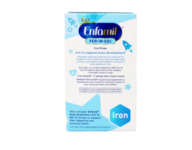 Enfamil Fer-In-Sol complément alimentaire fer 50 mL sur fond blanc