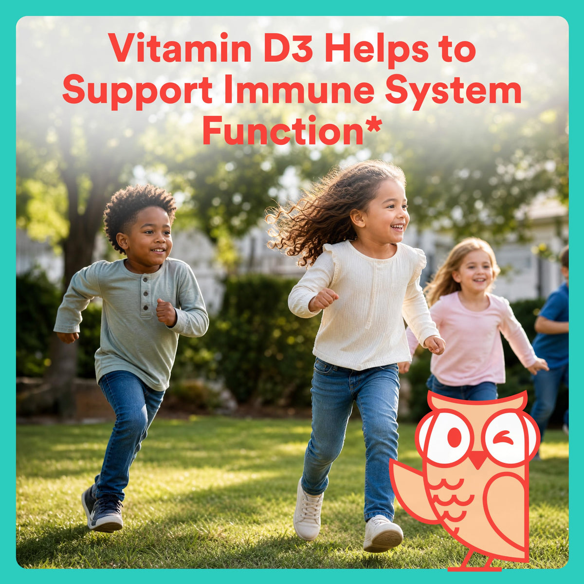 Enfant prenant des gummies SmartyPants dans un cadre familial