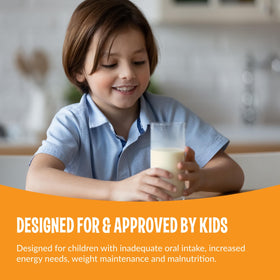 Enfants dégustant support Kid Essentials boisson nutritionnelle