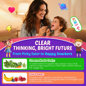 Enfants prenant des gummies cérébrales Nextdia