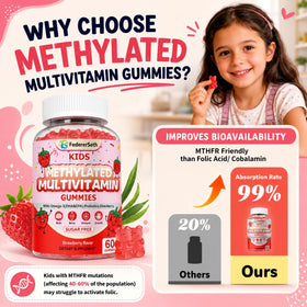 Enfants prenant des gummies multivitamines FedererSeth
