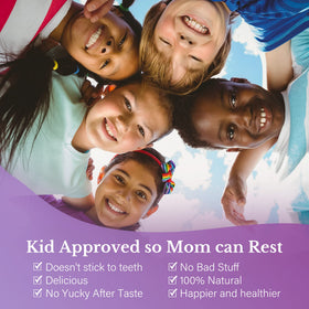 Enfants prenant des multivitamines gélifiées Salaam Nutritionals