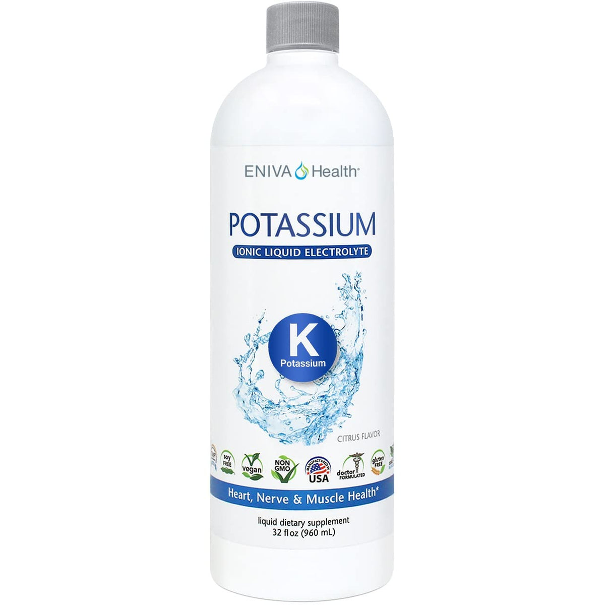 Eniva Complément Alimentaire Liquide Potassium 600 mg vue avant