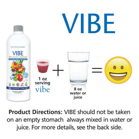 Eniva Vibe Multivitamines Liquides 32 oz - mise en scène sur table