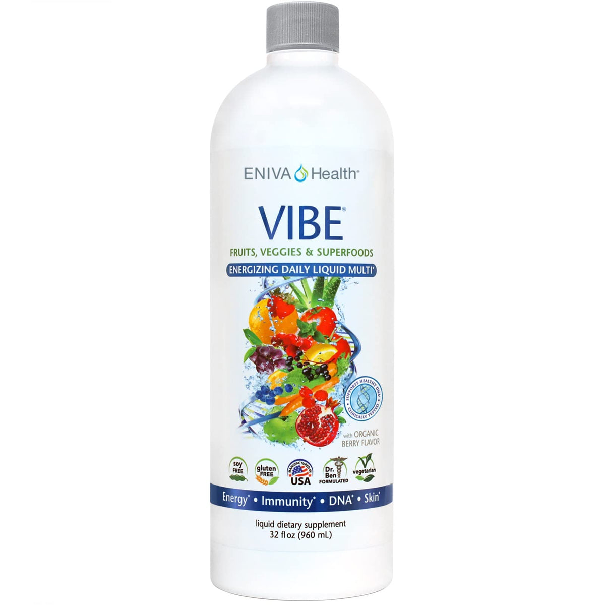 Eniva Vibe Multivitamines Liquides 32 oz - vue de face