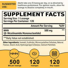 Enprotess NMN 500mg prise quotidienne de pastilles