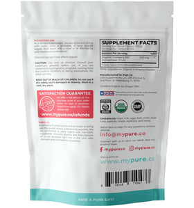 Ensemble de produits PURE CO avec poudre de canneberge