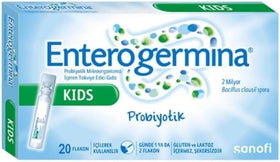 EnterogerminaKids 20 ampoules prêtes à l'emploi, vue de face