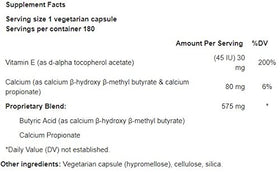 EnteroVite d'Apex Energetics, vue latérale mettant en avant les dimensions du produit