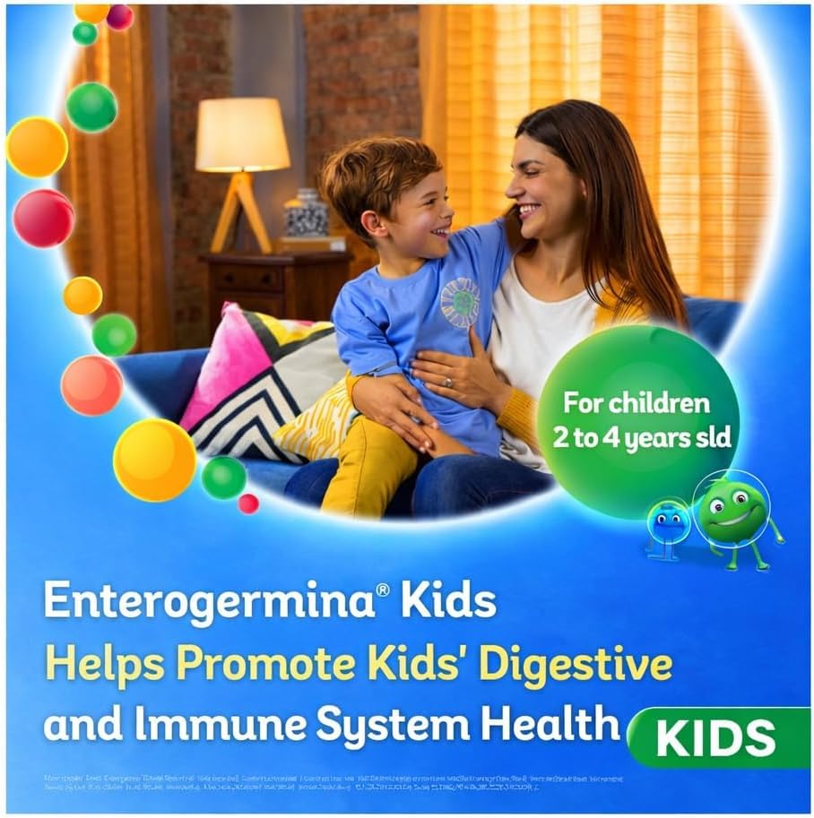 Entrée de l'emballage des ampoules EnterogerminaKids