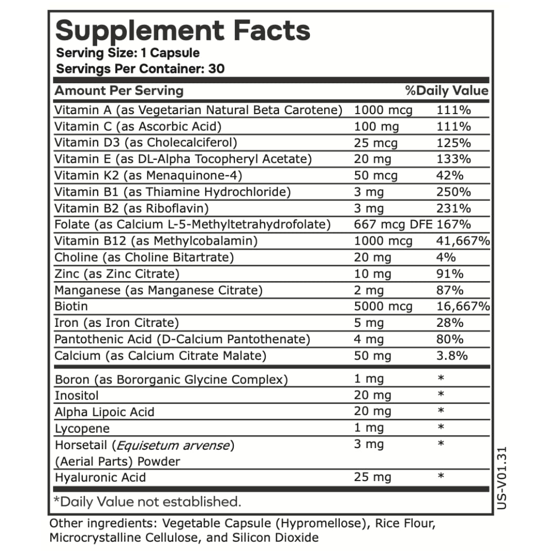 envitamin Complément Alimentaire Multivitaminé Femme 109g, emballage et informations nutritionnelles