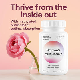 envitamin complexe multivitamines methylé femme 50g arrière