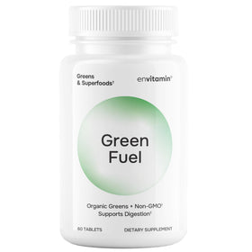 envitamin Green Fuel Tablettes Bio mélange de fruits et légumes, vue de face
