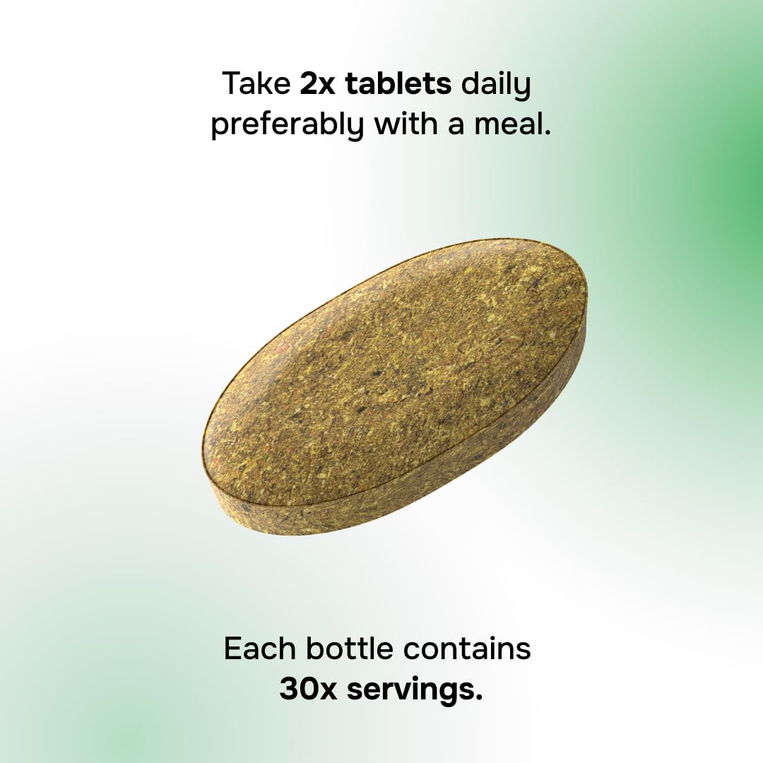 envitamin Green Fuel Tablettes Bio, présentation sur une table en bois