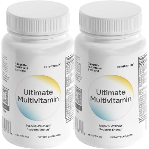 envitamin Multivitamine Ultime 60 capsules avec mélange de 42 fruits et légumes