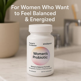 envitamin Probiotique Femme avec vue sur la composition
