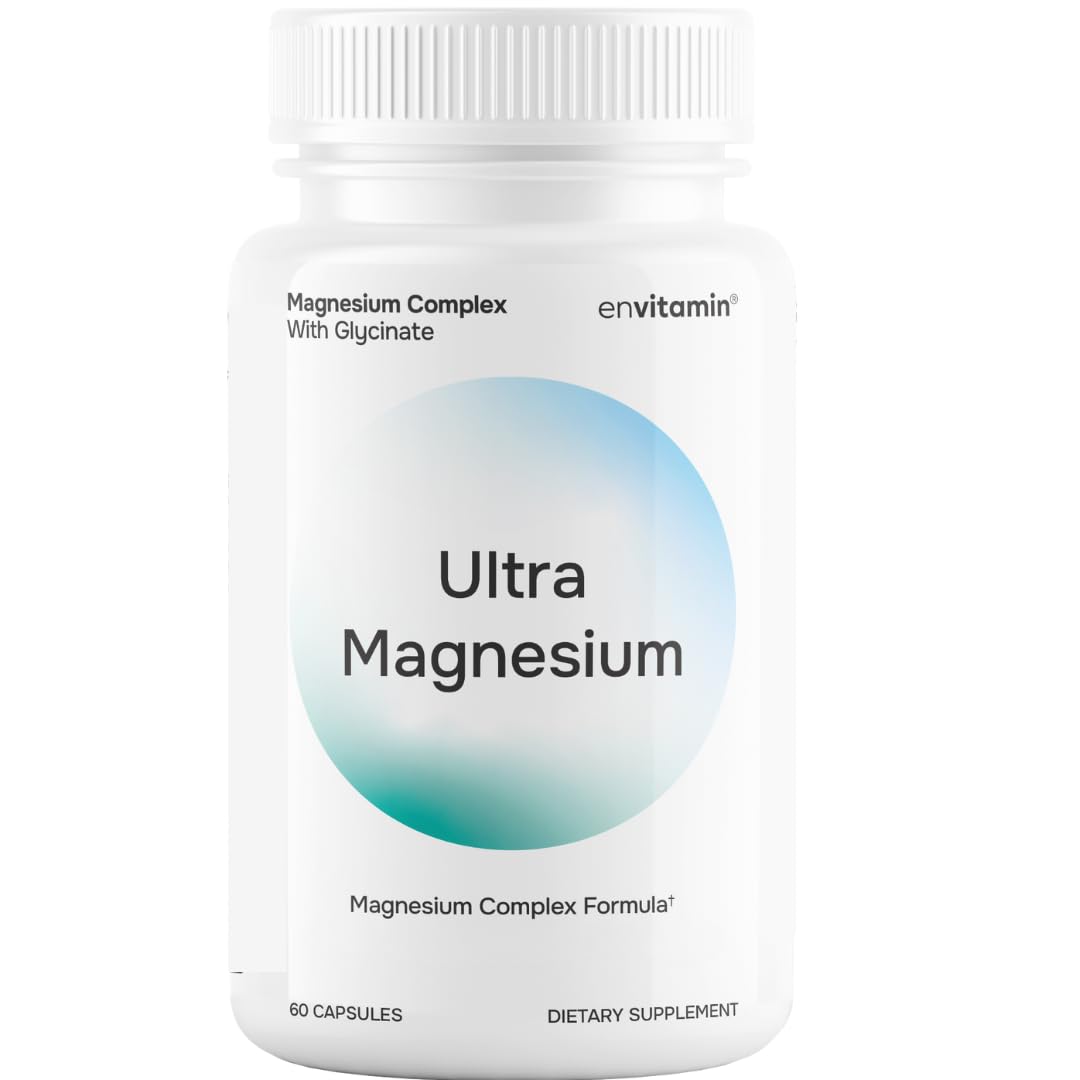 envitamin Ultra Magnesium Glycinate flacon de 75g vue de face
