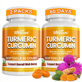 EnvyCure Curcuma Curcumine 2000mg capsules végétales en boîte